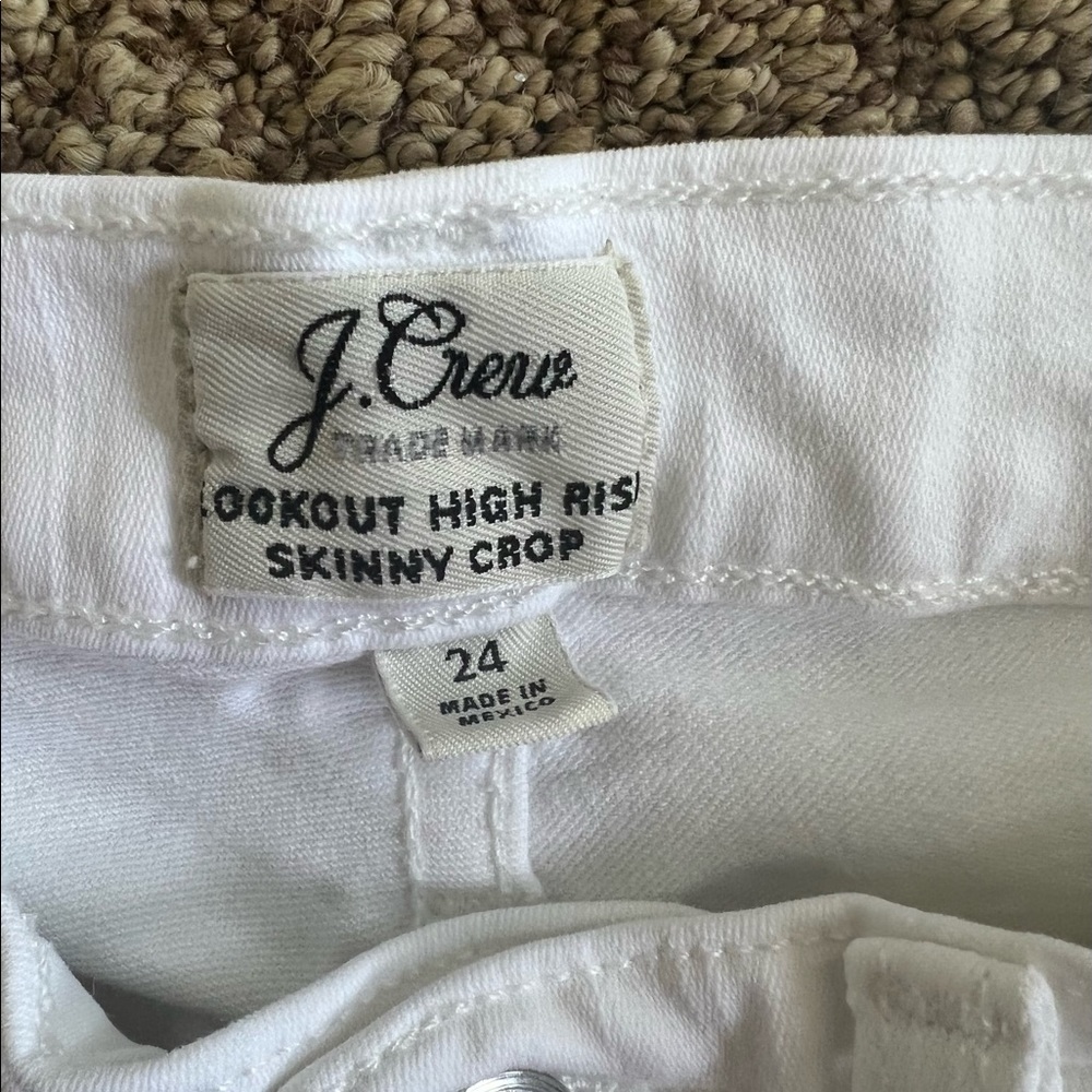 J.Crew Distressed Lookout High Rise Skinny Crop - Picture 5 of 5